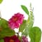 23" Pink Chrysanthemum & Hydrangea Floral Spring Wreath